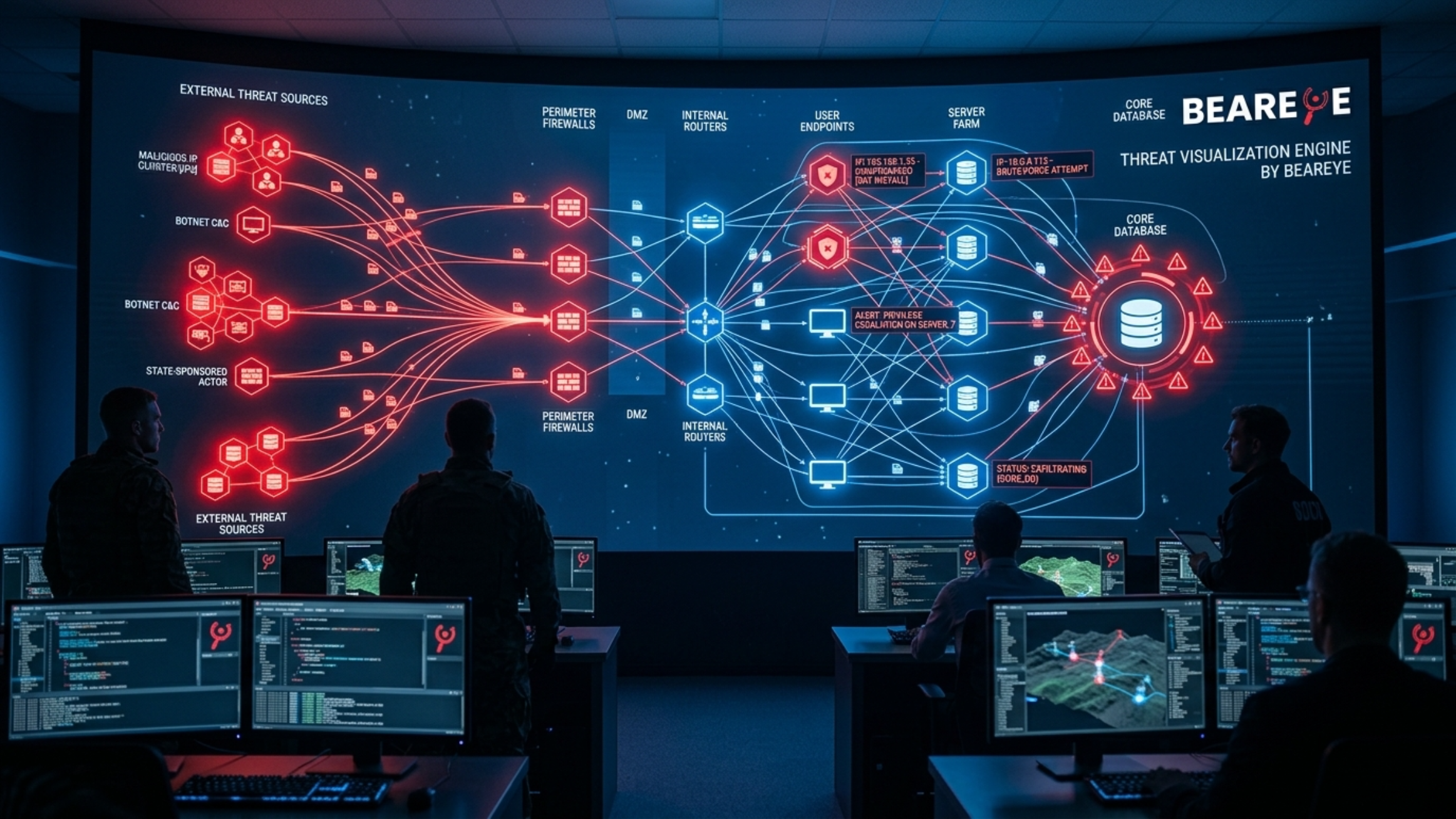 Attack Path Analysis : graphe cross-domain IT, OT, cloud | BEAROPS